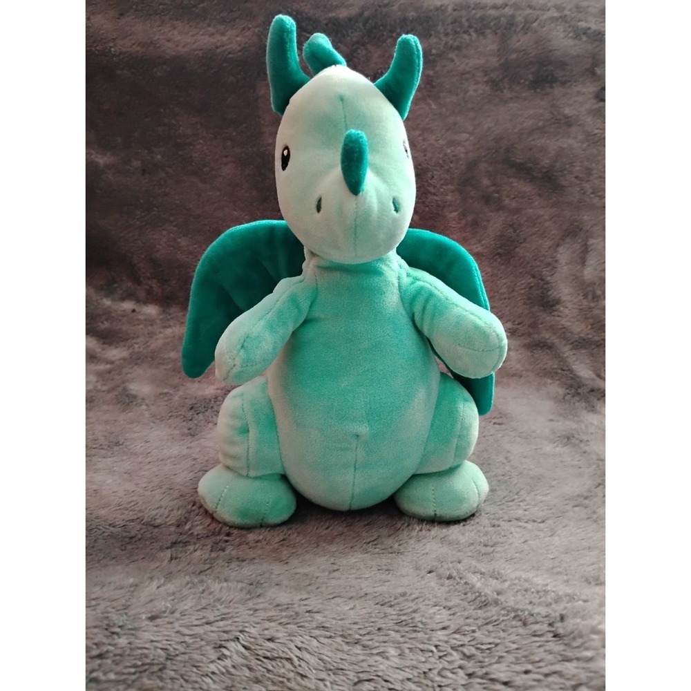 Manhattan Toys Dragon Stuffed Animal Teal 2022 13"